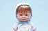 Кукла пупсик в голубом чепчике, 20 см.  - миниатюра №3